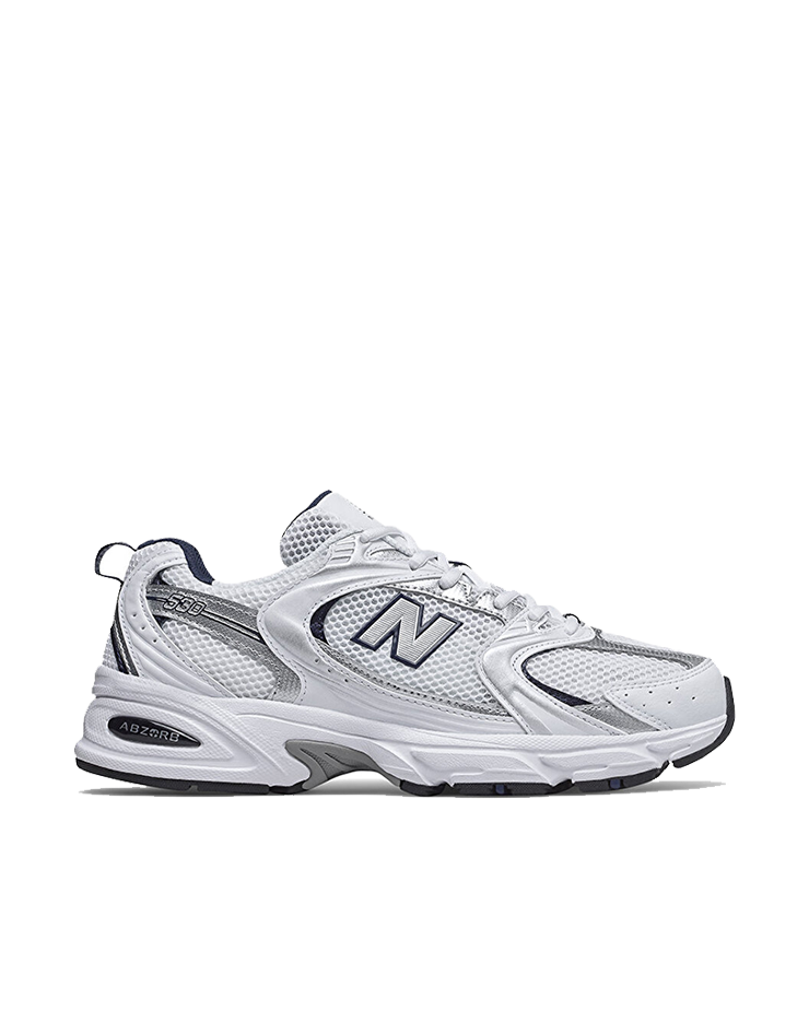 Nw Blnce 530 White Silver Navy