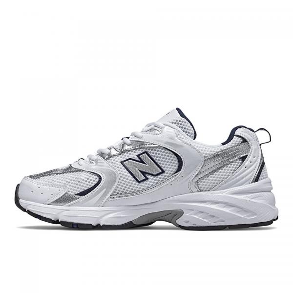 Nw Blnce 530 White Silver Navy